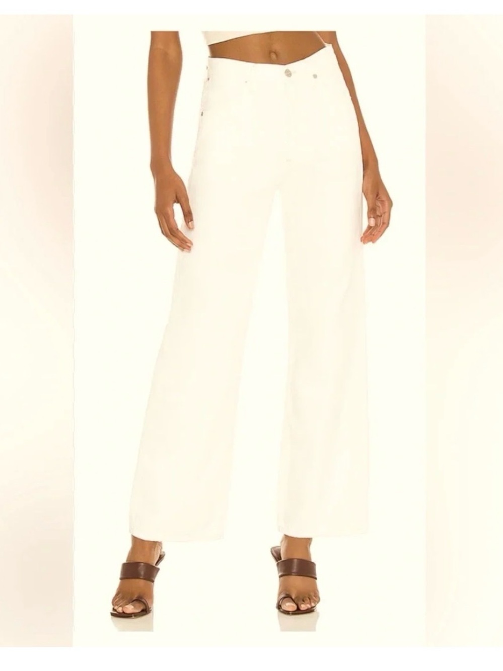 Citizens Of Humanity Cream Vintage-Inspired Jeans